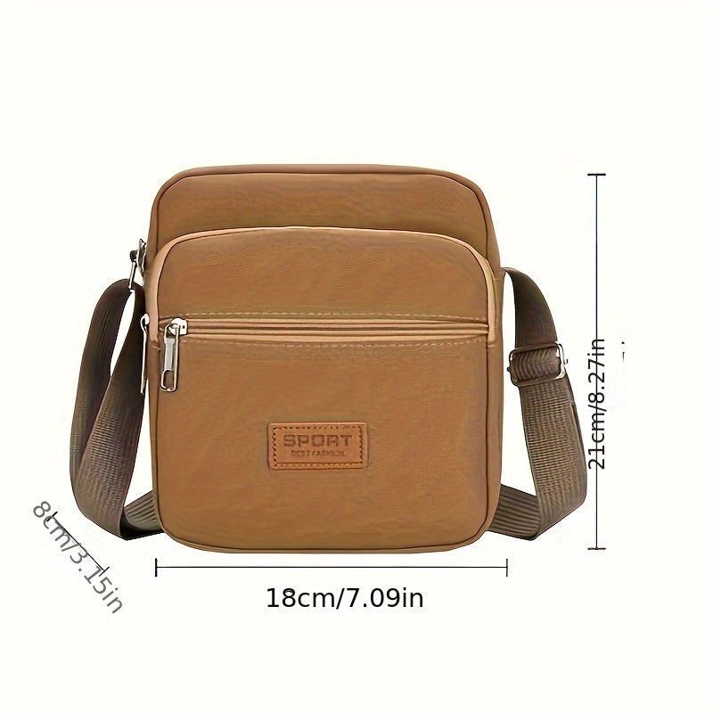 Mini Fashion Canvas Crossbody Bag, Simple Small Shoulder Bag, Women's Casual Handbag & Phone Purse