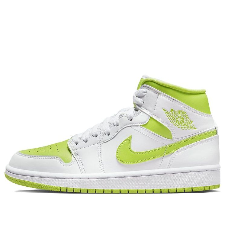 (WMNS) Air Jordan 1 Mid 'White Lime'  BQ6472-131 Epochal Sneaker