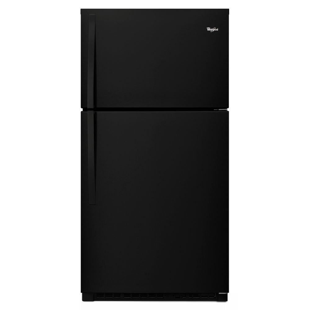 Whirlpool 21.3-cu ft Top-Freezer Refrigerator ( Black )