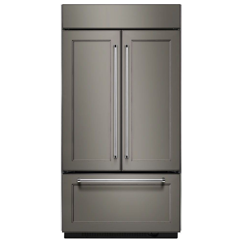 KitchenAid Standard-Depth 24.2-cu ft 3 -Door Built-In French Door Refrigerator with Ice Maker ( Panel Ready ) ENERGY STAR Certified