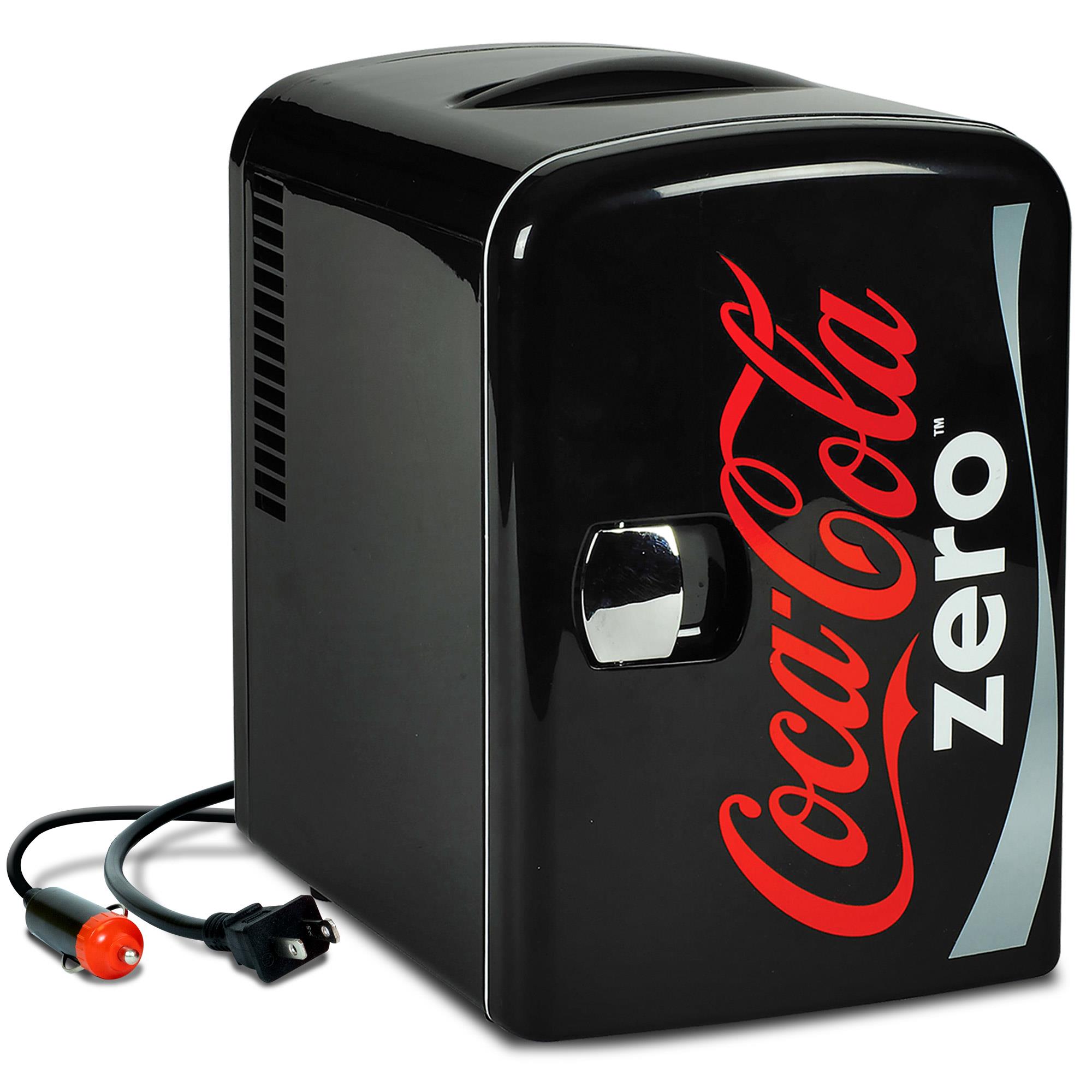 Coca-Cola Coke Zero 6 Can Portable 4L Cooler/Warmer 0.14-cu ft ( Black, Red )