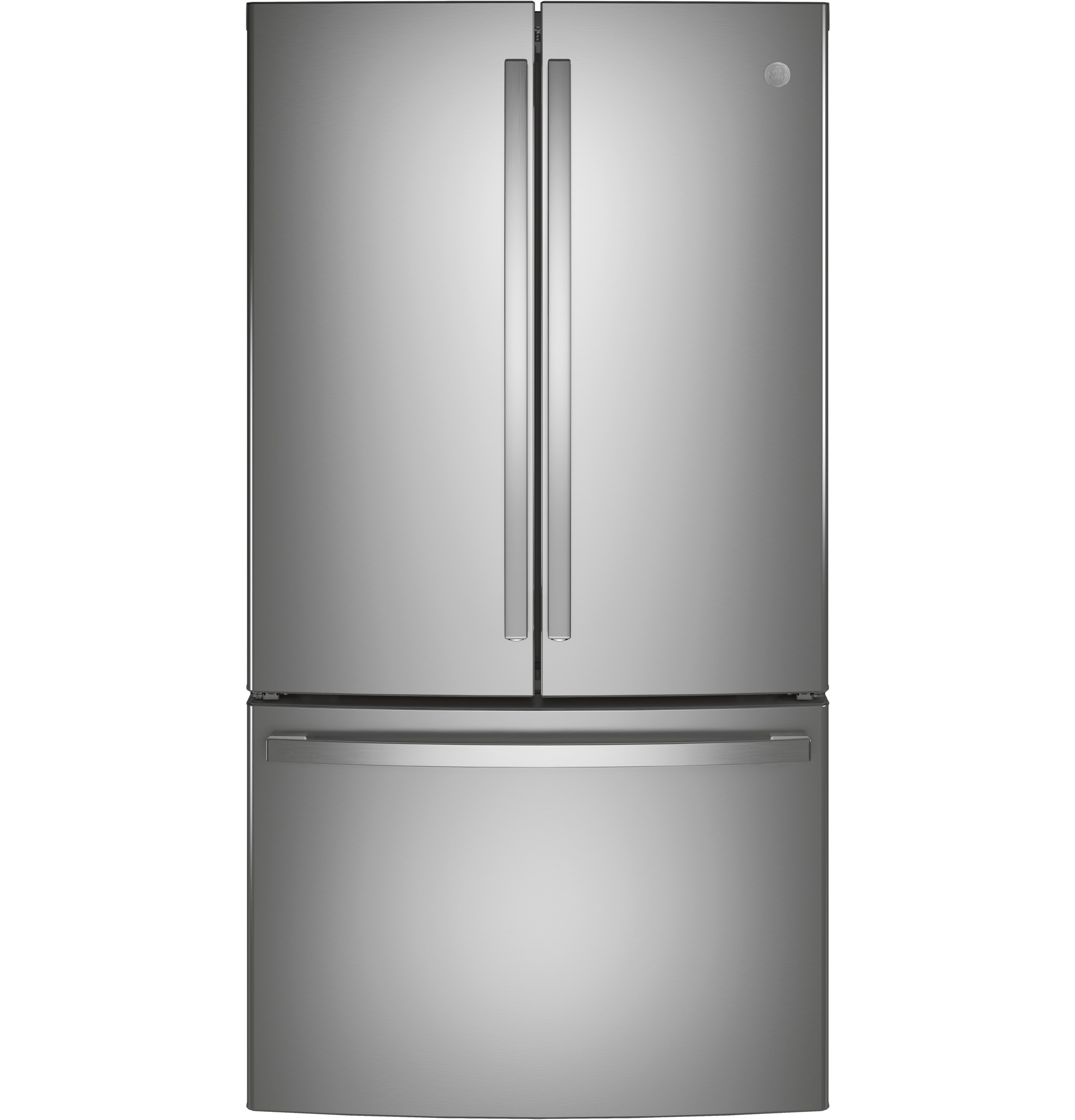 GE Standard-Depth 28.7-cu ft 3 -Door French Door Refrigerator with Ice Maker ( Stainless Steel ) ENERGY STAR Certified