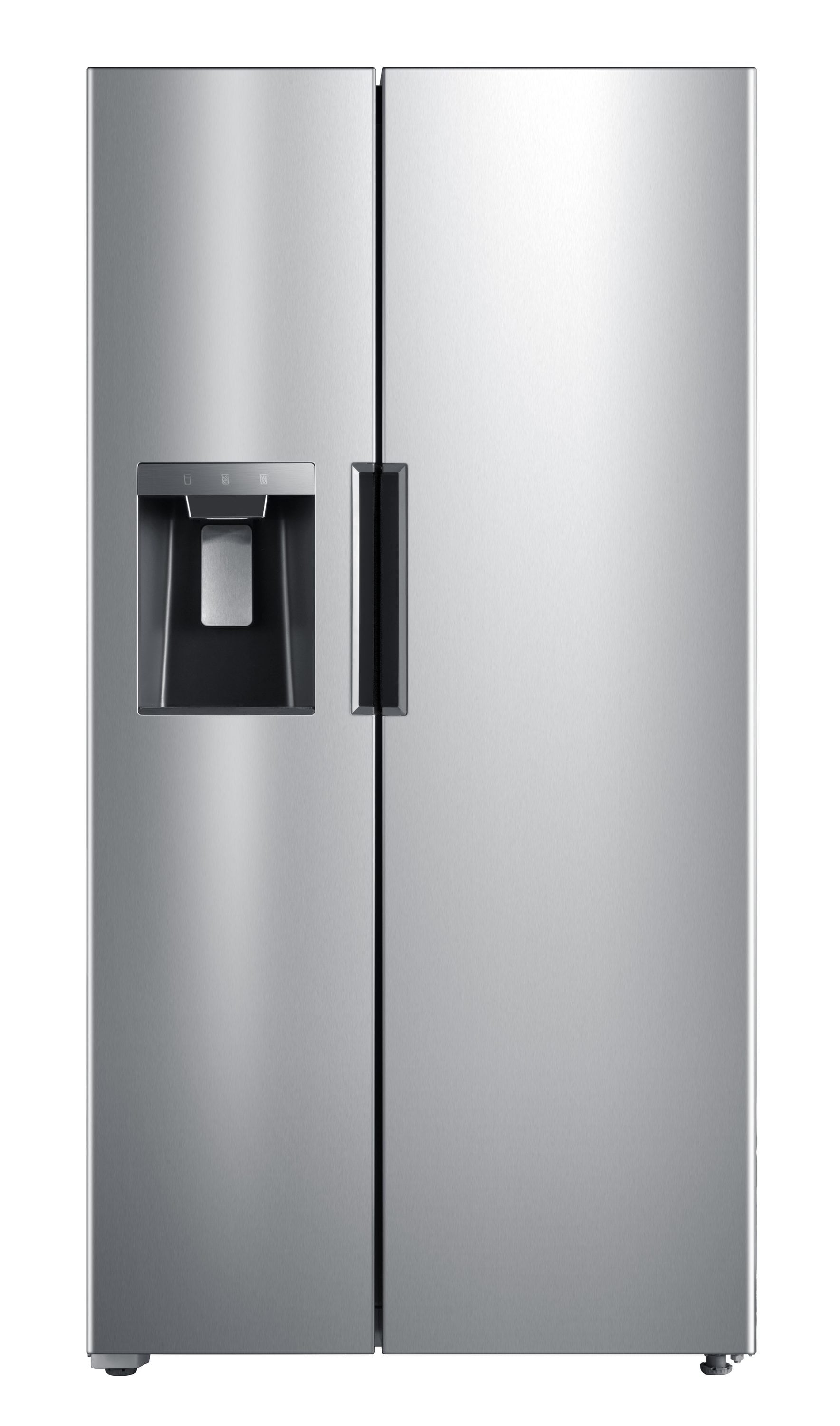 Midea 26.3-cu ft Side-by-Side Refrigerator with Ice Maker ,Water and Ice Dispenser ( Stainless steel )