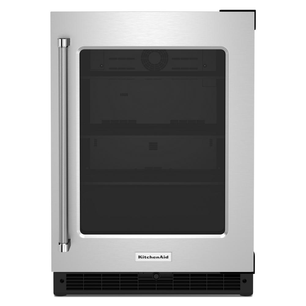 KitchenAid 5.2-cu ft Built-In Mini Fridge ( Stainless Steel )