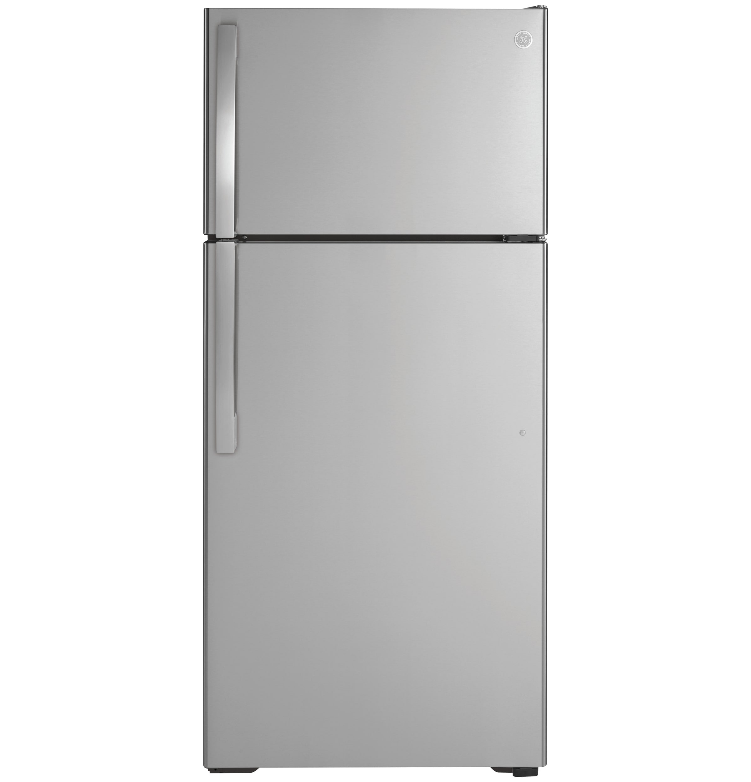 GE 16.6-cu ft Top-Freezer Refrigerator ( Stainless Steel ) ENERGY STAR Certified